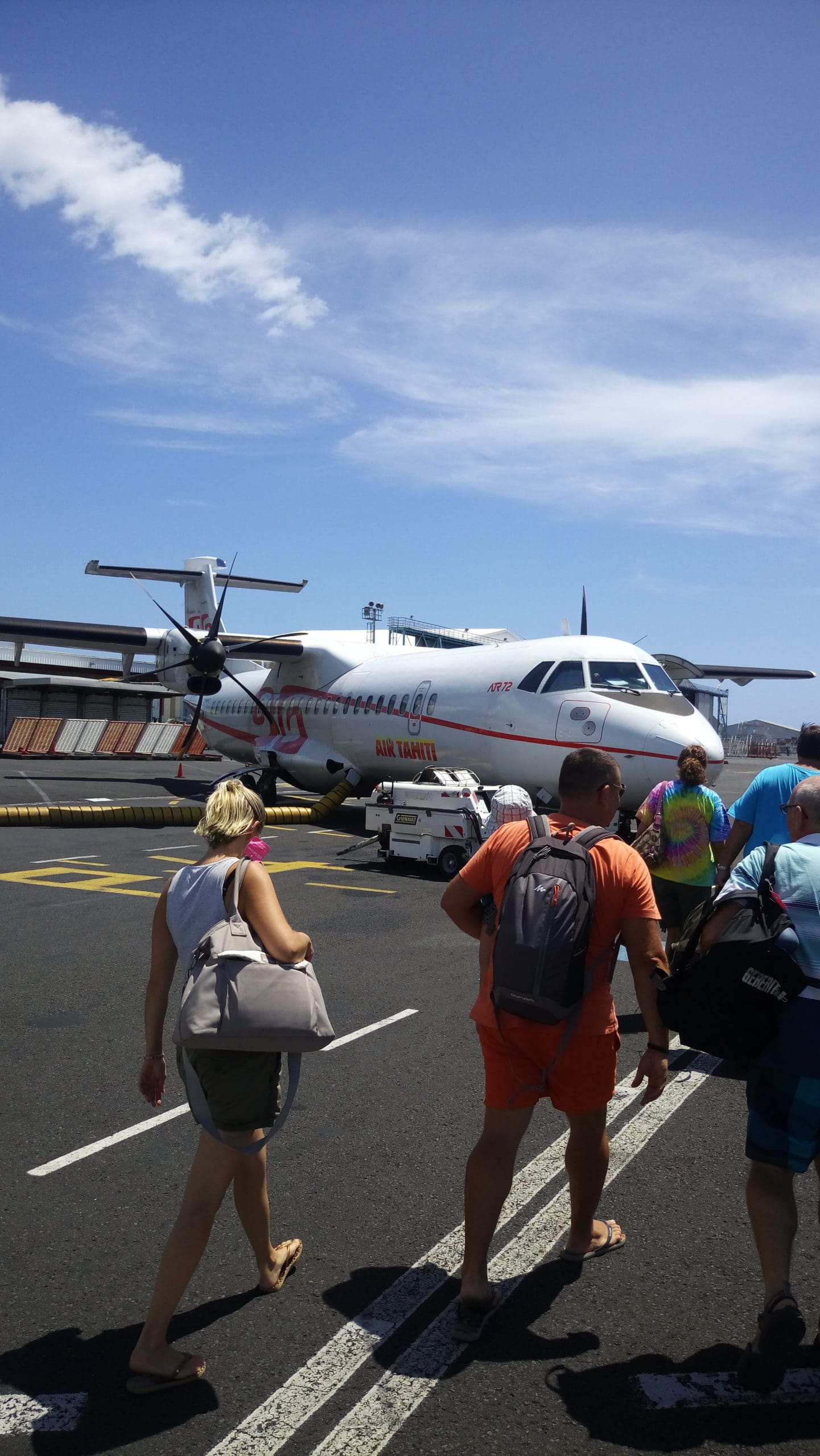 air tahiti saliendo a Moorea
