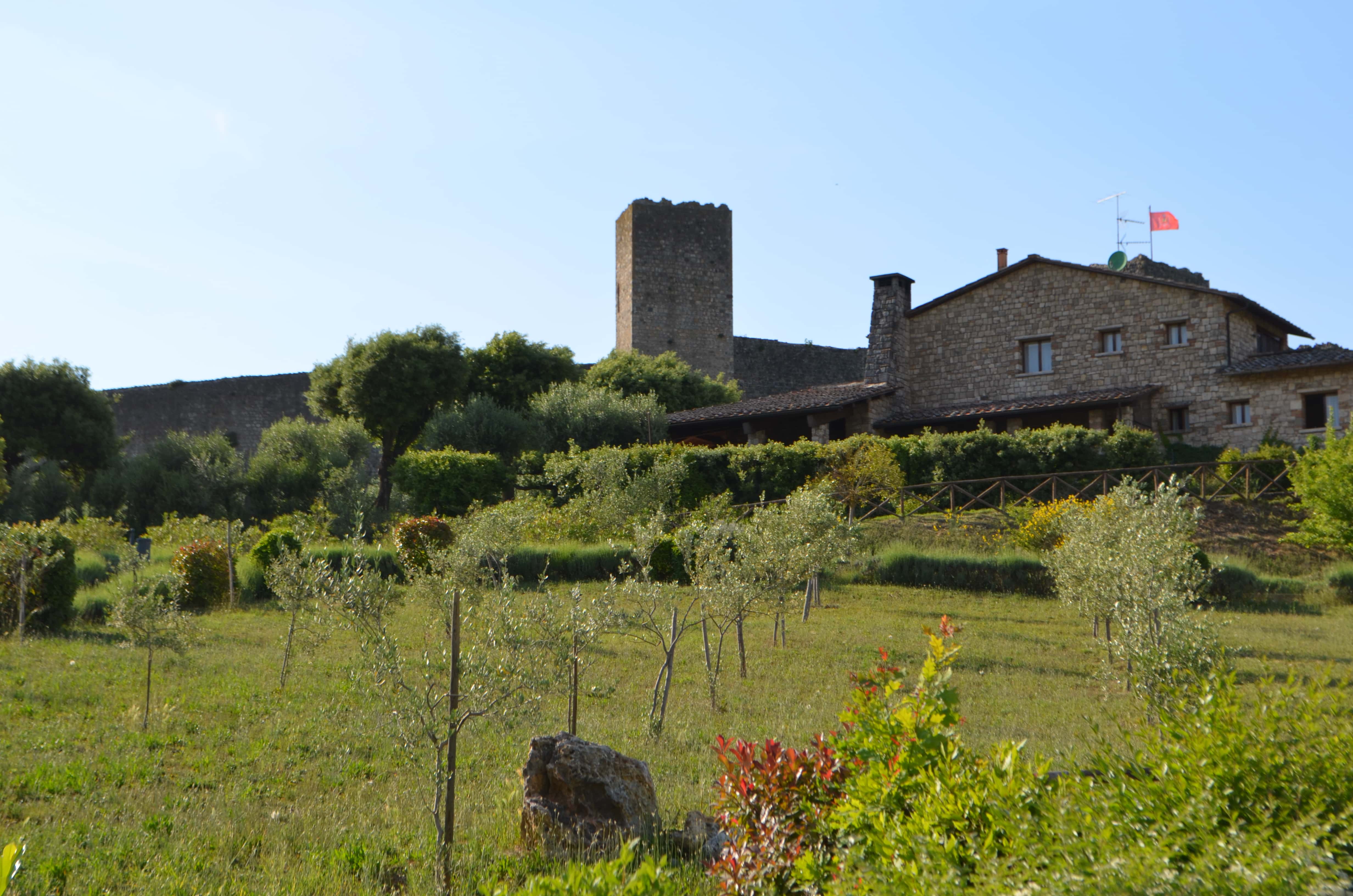 monteriggione en toscana
