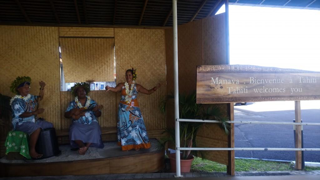 llegada a tahiti