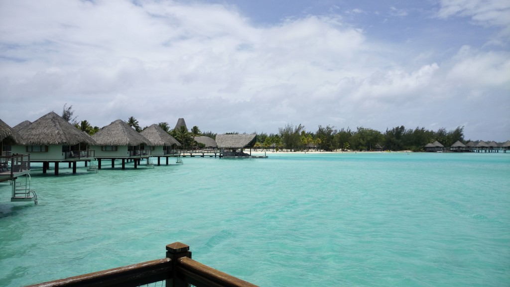 bora bora vista desde overwater