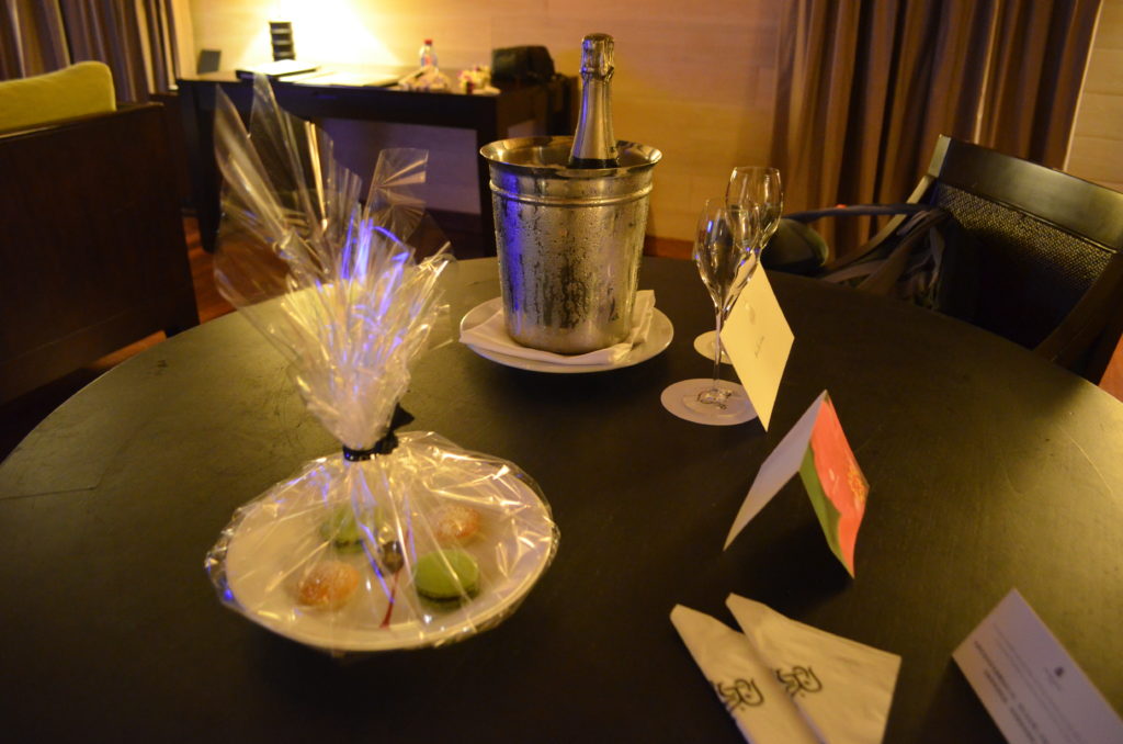 bungalow st regis arriving