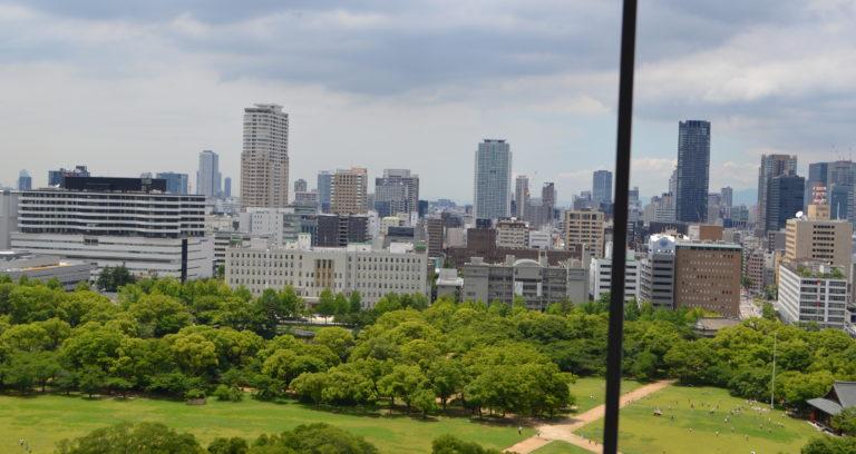 osaka desde el castillo