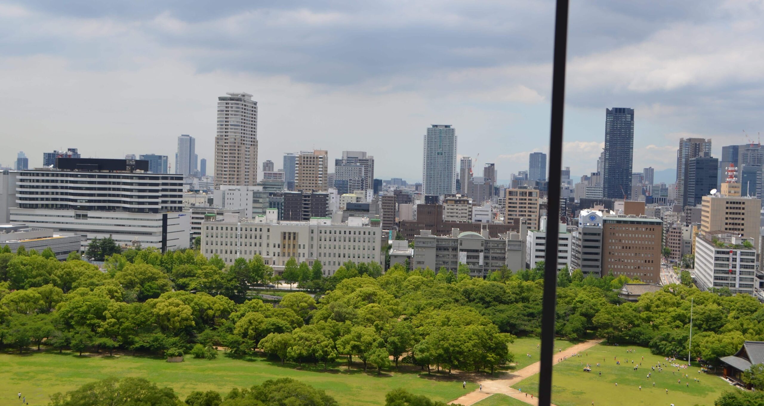 osaka desde el castillo