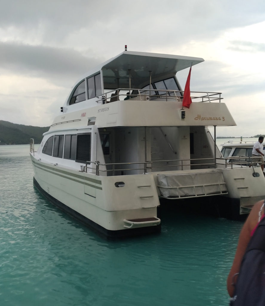 st regis bora bora barco