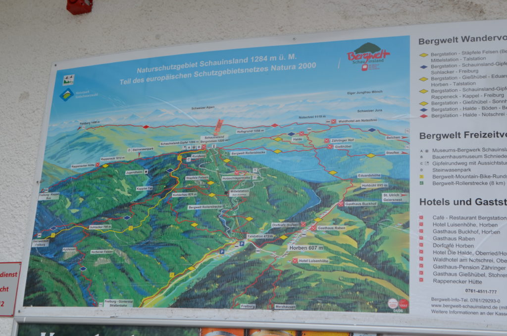 Schauinsland station mapa