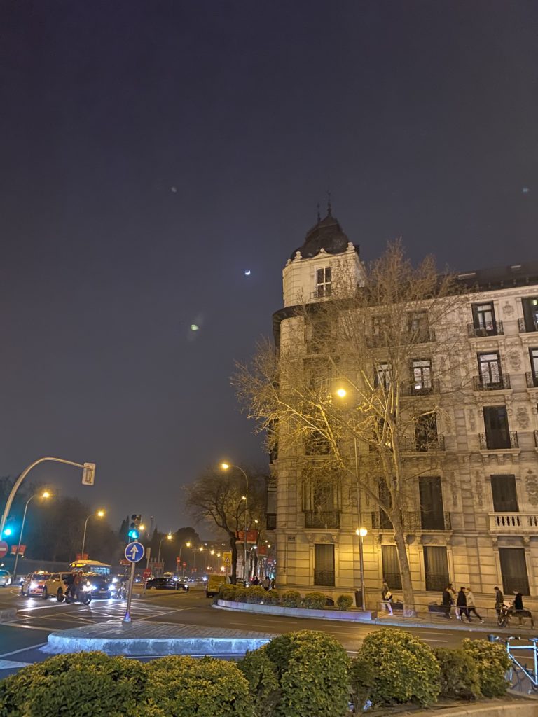 calle alcalá parque el retiro