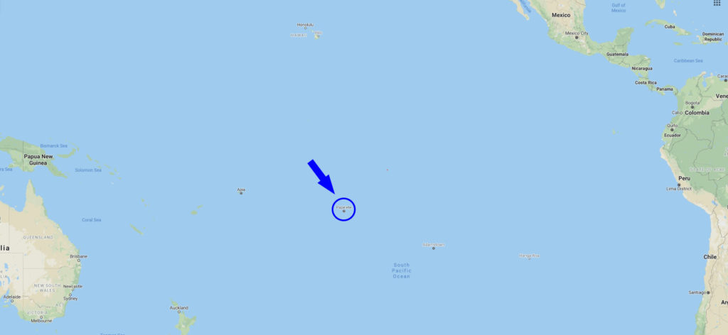 French Polynesia map mundi