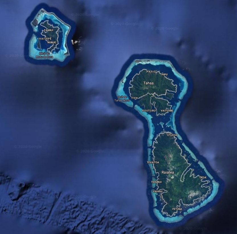 tahaa and raiatea