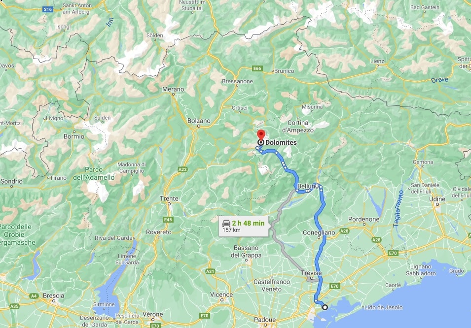 montañas del norte de italia