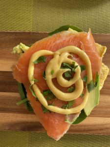 hamburguesa de salmon