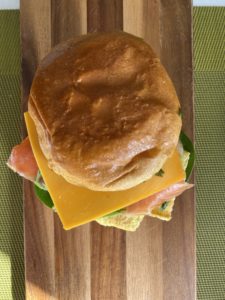 hamburguesa de salmon