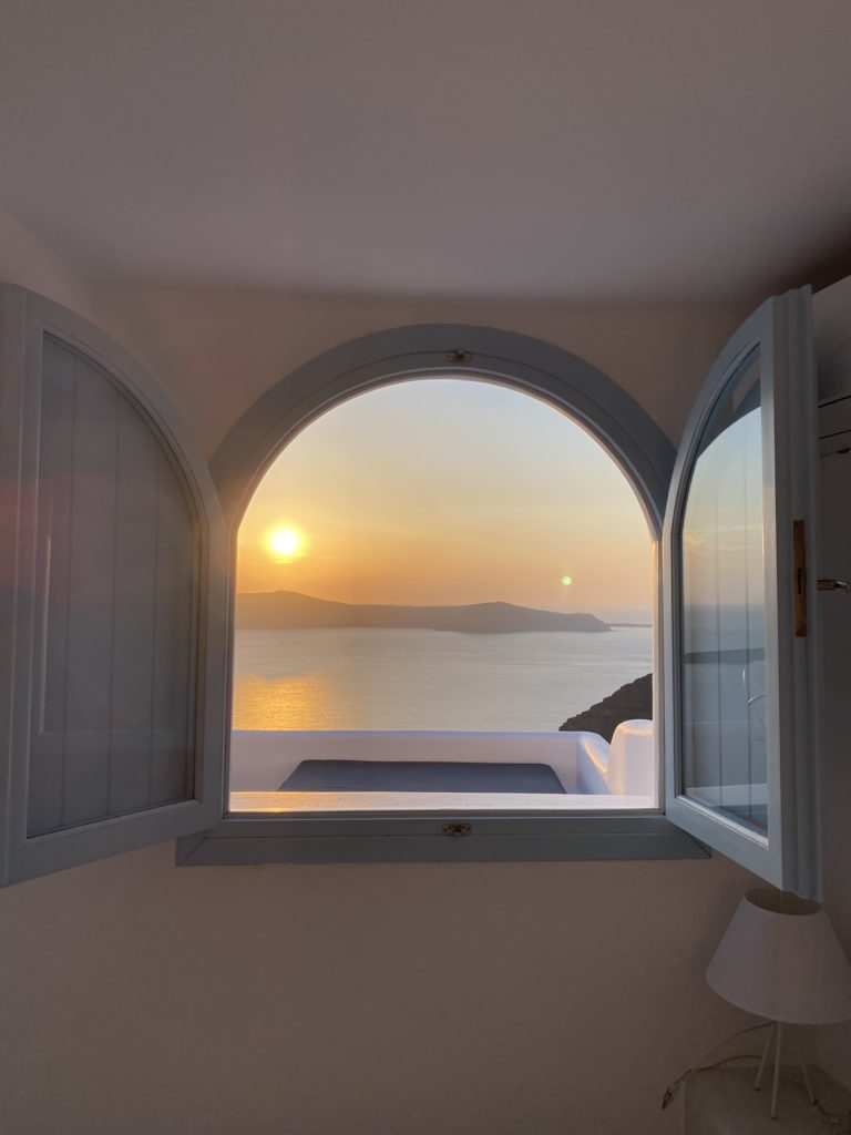 atardecer santorini