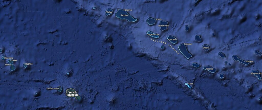 tuamotu map archipel - where is rangiroa - tuamotu islands

