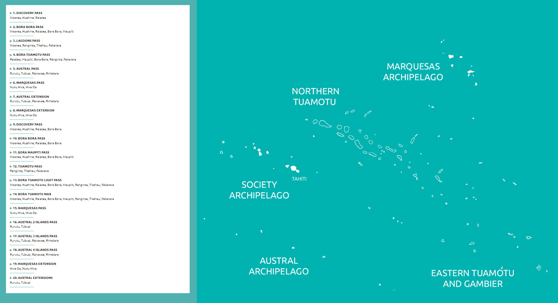 Pass Interiles Air TAHITI 2024