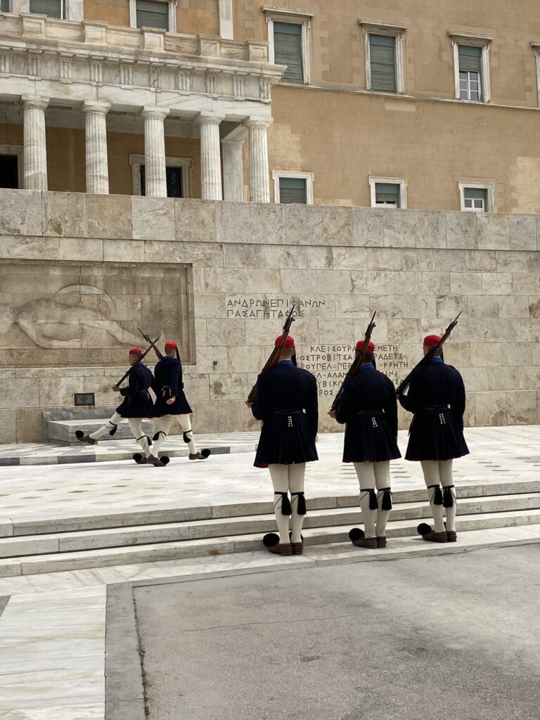 cambio de guardia syntagma atenas